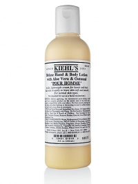 A silky, lightweight cream for hands and body that soaks in easily to leave skin soft and smooth. With Aloe Vera and Oatmeal. 8.4 oz. A silky, lightweight cream for hands and body that soaks in easily to leave skin soft and smooth. With Aloe Vera and Oatmeal. 8.4 oz.