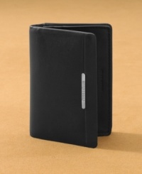 Card carrying style. This slim and sleek card case accents your business or casual look. Card carrying style. This slim and sleek card case accents your business or casual look.