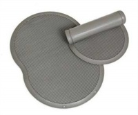 Petmate Le Bistro Single Pet Food Mat, Gray, Small Petmate Le Bistro Single Pet Food Mat, Gray, Small