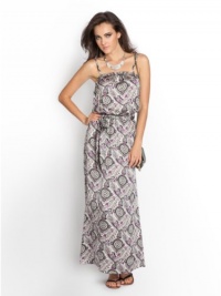 GUESS Summer Paisley-Printed Maxi Dress GUESS Summer Paisley-Printed Maxi Dress