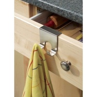 Over Cabinet Drawer Stainless Steel Double Hook Over Cabinet Drawer Stainless Steel Double Hook