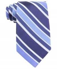 Exude confidence. This Club Room tie is classic sophistication at its finest. Exude confidence. This Club Room tie is classic sophistication at its finest.