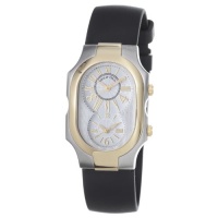Philip Stein Women's 2TG-MWG-RB Signature Black Rubber Strap Watch Philip Stein Women's 2TG-MWG-RB Signature Black Rubber Strap Watch