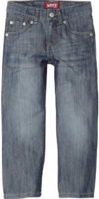 Levi's Boys 2-7 Slim Straight Blurred Jean, Blurred, 6R Levi's Boys 2-7 Slim Straight Blurred Jean, Blurred, 6R