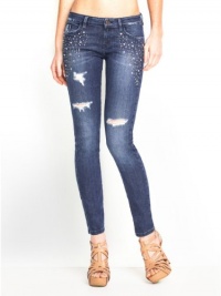 GUESS Brittney Ankle Skinny Studded Jeans in H, HORIZON BLUE W DESTROY WASH (28) GUESS Brittney Ankle Skinny Studded Jeans in H, HORIZON BLUE W DESTROY WASH (28)