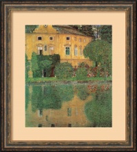 Schloss Kammer Sull'Attersee by Gustav Klimt, Framed Print Art - 20.93 x 18.61 Schloss Kammer Sull'Attersee by Gustav Klimt, Framed Print Art - 20.93 x 18.61