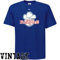 Texas Rangers Cooperstown Throwback Official Logo T-Shirt Texas Rangers Cooperstown Throwback Official Logo T-Shirt