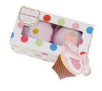 The Baby Bunch Cupcakes Box of Two - Pink, 0-6 Months The Baby Bunch Cupcakes Box of Two - Pink, 0-6 Months