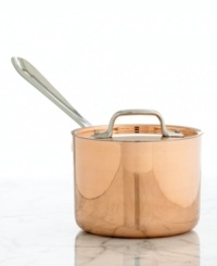 Delicate sauces are often integral to a recipe's success, but they're difficult to get just right. This All-Clad copper saucepan provides complete control over cooking heat, pairing the extraordinary benefits and opulent aesthetics of copper with the hassle-free maintenance of stainless steel. Lifetime warranty. Delicate sauces are often integral to a recipe's success, but they're difficult to get just right. This All-Clad copper saucepan provides complete control over cooking heat, pairing the extraordinary benefits and opulent aesthetics of copper with the hassle-free maintenance of stainless steel. Lifetime warranty.