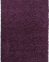 Surya AROS-15 Aros Hand Woven Plush Round Area Rug, 10-Feet, Purple