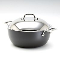 All-Clad LTD2 is the only hard-anodized cookware in the world that is dishwasher safe. Its rugged outer layer of patented hard-anodized aluminum will withstand the rigors of daily dishwasher cleaning, while All-Clad's innovative five-ply aluminum and stainless-steel construction provides unsurpassed heat diffusion. All-Clad LTD2 is the only hard-anodized cookware in the world that is dishwasher safe. Its rugged outer layer of patented hard-anodized aluminum will withstand the rigors of daily dishwasher cleaning, while All-Clad's innovative five-ply aluminum and stainless-steel construction provides unsurpassed heat diffusion.