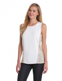 Calvin Klein Women's Colorblock Pullover Blouse Calvin Klein Women's Colorblock Pullover Blouse
