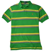 Polo Ralph Lauren Classic-Fit Striped Mesh Polo Polo Ralph Lauren Classic-Fit Striped Mesh Polo
