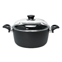 Designed in the creative spirit of the Italian culinary tradition, Ballarini's Rialto dutch oven features three layers of non-stick titanium coating and forged aluminum construction for even heating and great results every time. Heat-resistant handles and exterior make it easy to clean. Designed in the creative spirit of the Italian culinary tradition, Ballarini's Rialto dutch oven features three layers of non-stick titanium coating and forged aluminum construction for even heating and great results every time. Heat-resistant handles and exterior make it easy to clean.