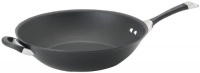 Circulon Symmetry Hard Anodized Nonstick 14-Inch Stir Fry with Helper Handle Circulon Symmetry Hard Anodized Nonstick 14-Inch Stir Fry with Helper Handle