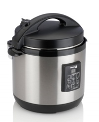 Give yourself a choice when it comes to cooking. This multi-cooker from Fagor replaces several kitchen standards – slow cooker, pressure cooker and rice steamer – providing the versatility you need to produce dozens of delicious dishes. Model 670040230. Give yourself a choice when it comes to cooking. This multi-cooker from Fagor replaces several kitchen standards – slow cooker, pressure cooker and rice steamer – providing the versatility you need to produce dozens of delicious dishes. Model 670040230.