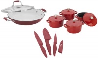 Fagor America Michelle B. Fiesta 8-Piece Set, Red Fagor America Michelle B. Fiesta 8-Piece Set, Red