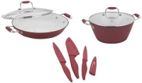 Fagor America Michelle B. Little South Beach 5-Piece Set, Red Fagor America Michelle B. Little South Beach 5-Piece Set, Red
