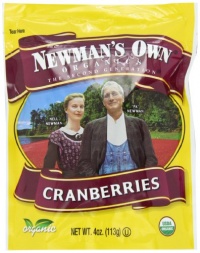 Newman's Own Organics Cranberries, 4-Ounce Pouches (Pack of 6) Newman's Own Organics Cranberries, 4-Ounce Pouches (Pack of 6)