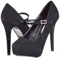 Breckelle'S Vanesa-22 Velvet Mary Jane Pumps Breckelle'S Vanesa-22 Velvet Mary Jane Pumps