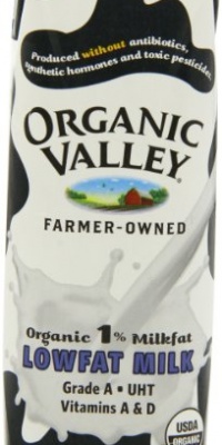 Organic Valley Organic 1% Lowfat Single Serve Milk, 8-Ounce Aseptic Cartons (Pack of 24) Organic Valley Organic 1% Lowfat Single Serve Milk, 8-Ounce Aseptic Cartons (Pack of 24)