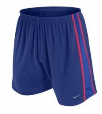 Nike Men's 7 Tempo Woven Running Shorts-Blue/Red Nike Men's 7 Tempo Woven Running Shorts-Blue/Red