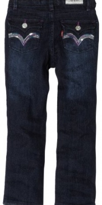 Levi's Girls 2-6x Toddler 9710 Love Lurex Jean, Jet Set, 4T Levi's Girls 2-6x Toddler 9710 Love Lurex Jean, Jet Set, 4T