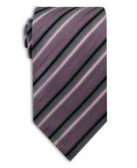 This sleek modern stripe and refreshing color palette will boost your office attire out of the winter doldrums and keep you looking your best throughout the dreary, cold weather months. This sleek modern stripe and refreshing color palette will boost your office attire out of the winter doldrums and keep you looking your best throughout the dreary, cold weather months.
