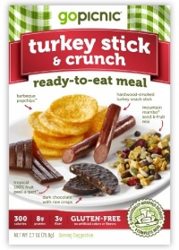 GoPicnic Turkey Stick & Crunch, 2.7 Ounce (Pack of 6)