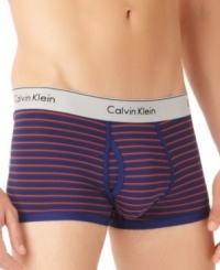 Created to celebrate the collection's 30th anniversary: Trunks inspired by the iconic Calvin Klein Underwear introduced in 1982, now updated with microfiber for the sleekest possible fit. Created to celebrate the collection's 30th anniversary: Trunks inspired by the iconic Calvin Klein Underwear introduced in 1982, now updated with microfiber for the sleekest possible fit.