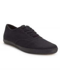Like to keep it cool and casual with your men's sneakers? Lace up in these throwback canvas low-tops from Keds and you'll have no problem kicking back in comfort. Like to keep it cool and casual with your men's sneakers? Lace up in these throwback canvas low-tops from Keds and you'll have no problem kicking back in comfort.