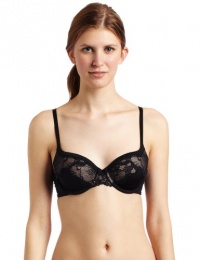 Calvin Klein Women's CK Black Balconet,Black,32D Calvin Klein Women's CK Black Balconet,Black,32D