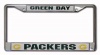 NFL Green Bay Packers Chrome Licensed Plate Frame