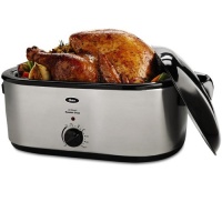 Oster CKSTRS23 22-Quart Roaster Oven, Stainless Steel Oster CKSTRS23 22-Quart Roaster Oven, Stainless Steel
