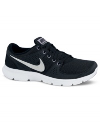 The Nike Flex Experience RN sneakers by Nike offer flexible, lightweight comfort in a stylish, sporty silhouette. The Nike Flex Experience RN sneakers by Nike offer flexible, lightweight comfort in a stylish, sporty silhouette.