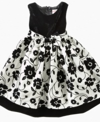 Pluck a pretty look. She'll love dressing up in this floral dress from Nannette. Pluck a pretty look. She'll love dressing up in this floral dress from Nannette.