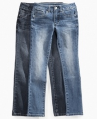 With such an amazing fit, these skinny jeans from Guess dare her to pull them out of the closet over and over again. With such an amazing fit, these skinny jeans from Guess dare her to pull them out of the closet over and over again.