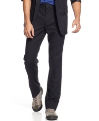 Smooth out your look with these flat front dress pants from Kenneth Cole Reaction. Smooth out your look with these flat front dress pants from Kenneth Cole Reaction.