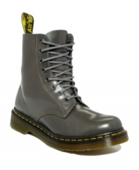 Rock 'em your own way. The eight-eyelet Pascal boots by Dr. Martens are ready for the long haul, whether you pair them with ultra-skinny jeans, shorts and opaque tights or anything else you dream up. Rock 'em your own way. The eight-eyelet Pascal boots by Dr. Martens are ready for the long haul, whether you pair them with ultra-skinny jeans, shorts and opaque tights or anything else you dream up.