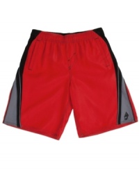 Great swim style from a beach ready brand. These O'Neil swim trunks are perfect for him during sun-soaked days at the beach or pool. Great swim style from a beach ready brand. These O'Neil swim trunks are perfect for him during sun-soaked days at the beach or pool.