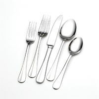 Simple clean lines in polished stainless steel easily pair with your current dinnerware for a look that is elegant and refined. Simple clean lines in polished stainless steel easily pair with your current dinnerware for a look that is elegant and refined.