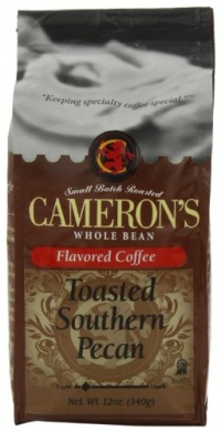 Cameron's Toasted Southern Pecan Whole Bean Coffee, 12-Ounce Bags (Pack of 3) Cameron's Toasted Southern Pecan Whole Bean Coffee, 12-Ounce Bags (Pack of 3)