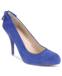 Endless beauty, adorned with the sexiest details. Chinese Laundry's Don't Stop pumps feature a smooth suede upper and a seductive corset-like lace-up back. Endless beauty, adorned with the sexiest details. Chinese Laundry's Don't Stop pumps feature a smooth suede upper and a seductive corset-like lace-up back.