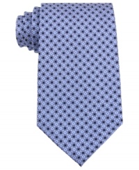 Modern minimalism. This patterned tie from Club Room is the perfect punctuation mark on your work day. Modern minimalism. This patterned tie from Club Room is the perfect punctuation mark on your work day.