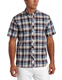 Fred Perry Men's Basketweave Madras Shirt Fred Perry Men's Basketweave Madras Shirt