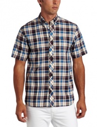 Fred Perry Men's Basketweave Madras Shirt