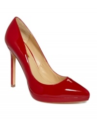 A mark of sophistication. From luncheons to late nights, the Montauk pumps by Report Signature bring polish to your look. A mark of sophistication. From luncheons to late nights, the Montauk pumps by Report Signature bring polish to your look.