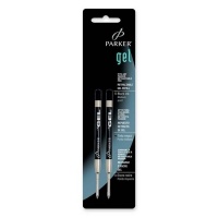 Refills for Parker Gel Ink Rollerball Pens, Medium Point, Black Ink, 2/Pack (PAR30525) Refills for Parker Gel Ink Rollerball Pens, Medium Point, Black Ink, 2/Pack (PAR30525)