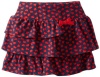 Hartstrings Girls 2-6X Toddler Knit Heart Tiered Skort, Novelty Print, 2T