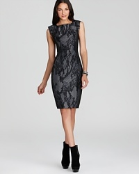 This glamorous knee-length Milly dress spotlights the timeless elegance of lace and why it tops our list of fall trends this season. This glamorous knee-length Milly dress spotlights the timeless elegance of lace and why it tops our list of fall trends this season.